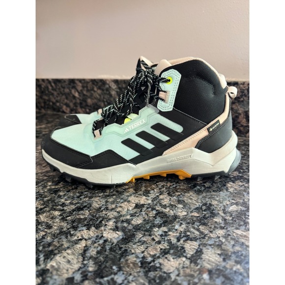 adidas Shoes - Adidas Terrex Free Hiker Gore-Tex Women's Hiking Boots Mint Black IF4850 Size 9